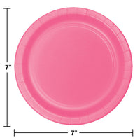 240ct Bulk Candy Pink Dessert Plates
