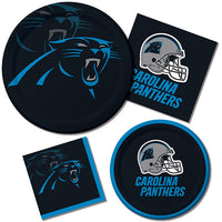 96ct Bulk Carolina Panthers Dinner Plates