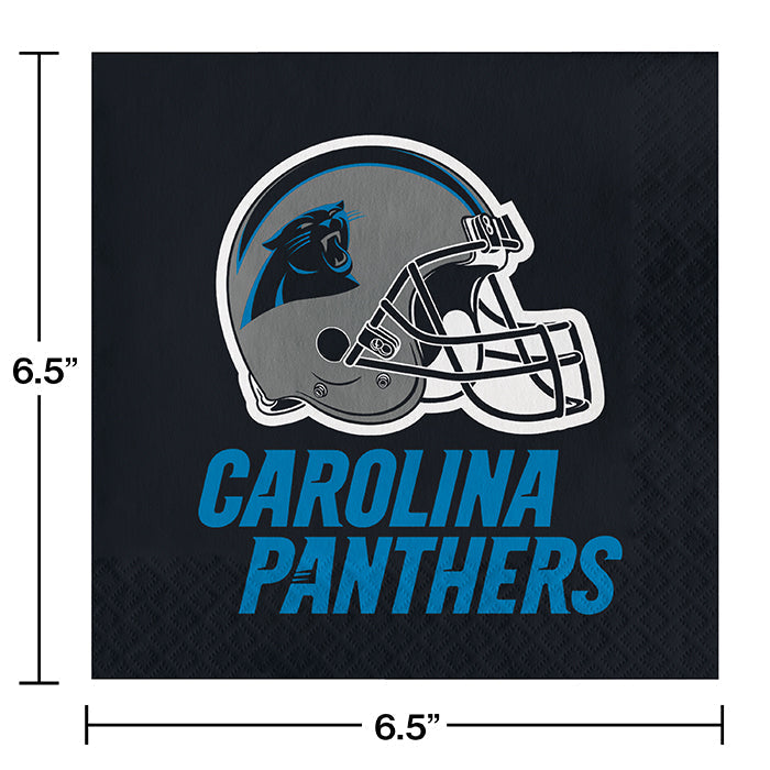 192/Case Bulk Carolina Panthers Luncheon Napkins