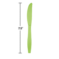 288ct Bulk Fresh Lime Green Plastic Knives