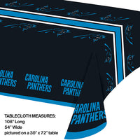 12ct Bulk Carolina Panthers Table Covers
