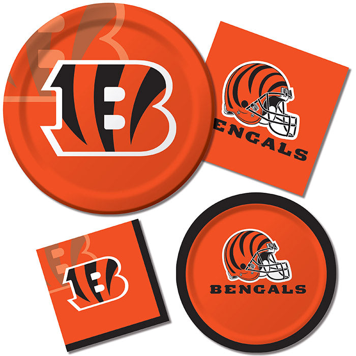 96/Case Bulk Cincinnati Bengals Dinner Plates