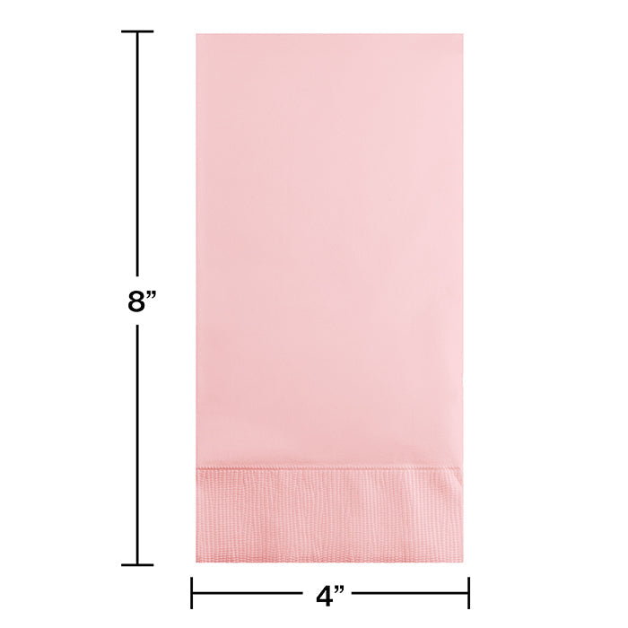 192ct Bulk Classic Pink 3 Ply Guest Towels