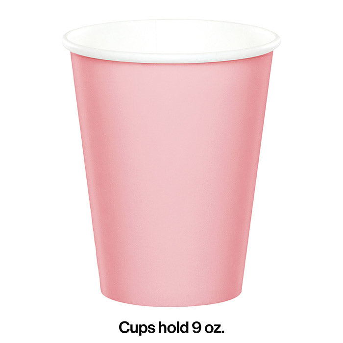 240ct Bulk Classic Pink 9 oz Hot & Cold Cups