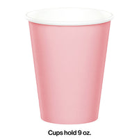 240ct Bulk Classic Pink 9 oz Hot & Cold Cups