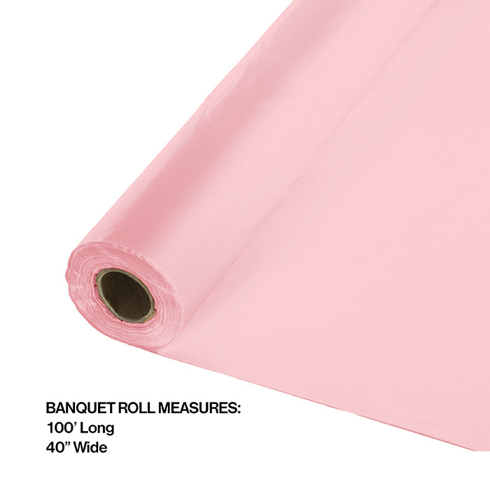 100 ft by 40 inch Classic Pink Banquet Table Roll