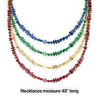 48ct Bulk Happy Birthday Necklaces