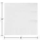 288ct Bulk White Better than Linen Beverage Napkins