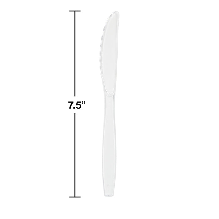 600ct Bulk Clear Bulk Plastic Knives