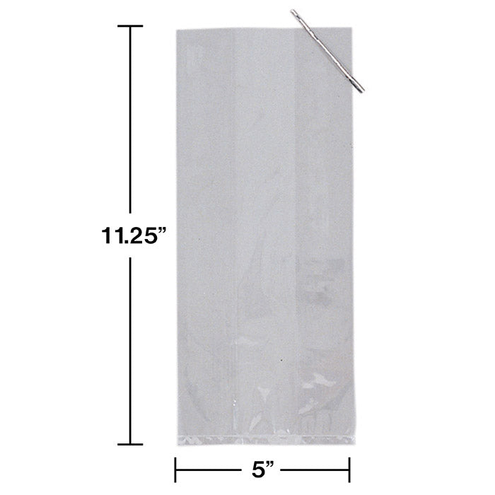 240ct Bulk Clear Large Cello Treat Bags