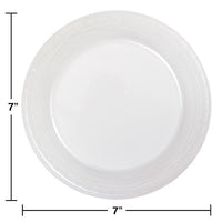 240ct Bulk Clear Plastic Dessert Plates