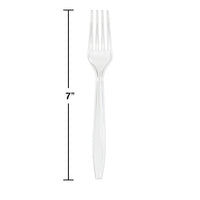 288ct Bulk Clear Plastic Forks