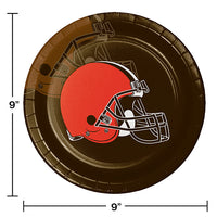 96/Case Bulk Cleveland Browns Dinner Plates