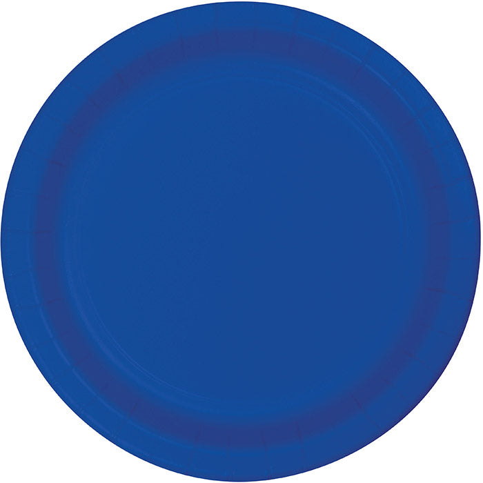 240ct Bulk Cobalt Blue Sturdy Style Banquet Plates