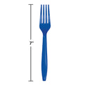288ct Bulk Cobalt Blue Plastic Forks