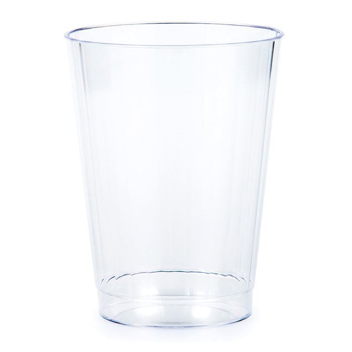 Bulk 96 pc Clear 12 oz Plastic Tumblers  - Solid Color Party Tableware by Creative Converting