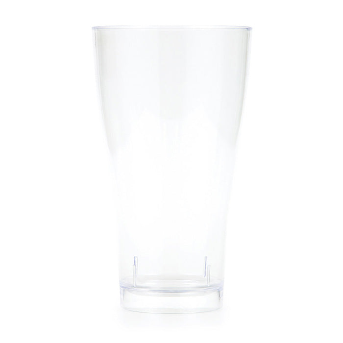 Bulk 24 pc Clear 14 oz Plastic Pilsner Glasses  - Solid Color Party Tableware by Creative Converting