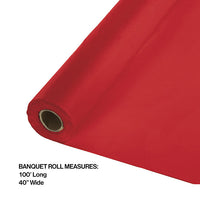 6ct Bulk Classic Red Banquet Roll