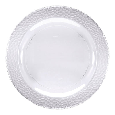 120 pc Bulk Clear Pebble Plastic Banquet Plates - Party Themes by Creative Converting