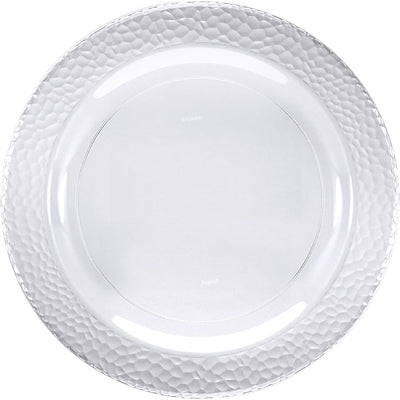 120 pc Bulk Clear Pebble Plastic Dessert Plates - Party Themes by Creative Converting