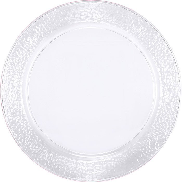 24 pc Bulk Clear Pebble Plastic Trays - Party Themes by Creative Converting