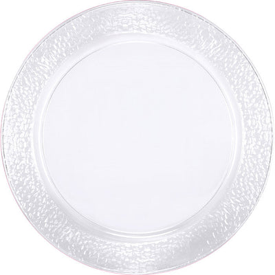 24 pc Bulk Clear Pebble Plastic Trays - Party Themes by Creative Converting