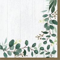 192 pc Bulk Eucalyptus Luncheon Napkins - Party Themes by Creative Converting