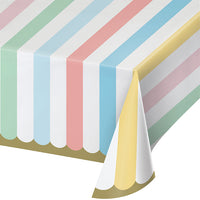 6 pc Bulk Pastel Celebrations Paper Table Covers - Party Themes by Creative Converting