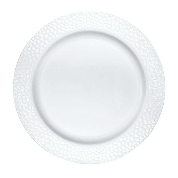 120 pc Bulk Pearl Pebble Plastic Dinner Plates - Party Themes by Creative Converting