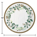 96ct Bulk Eucalyptus Banquet Plates