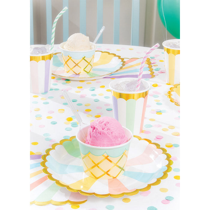 96ct Bulk Ice Cream Party Treat Cups with Spoons