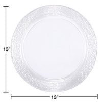 24ct Bulk Clear Pebble Plastic Trays