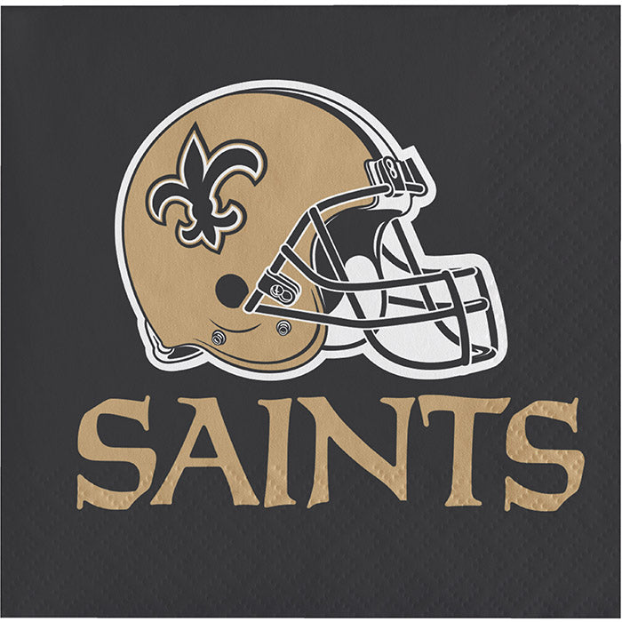 192 pc Bulk New Orleans Saints Luncheon Napkins - Sports Party Supplies by Creative Converting