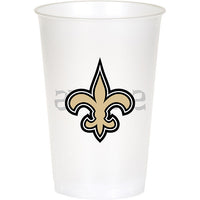 96 pc Bulk New Orleans Saints 20 oz Plastic Cups - Sports Party Supplies by Creative Converting
