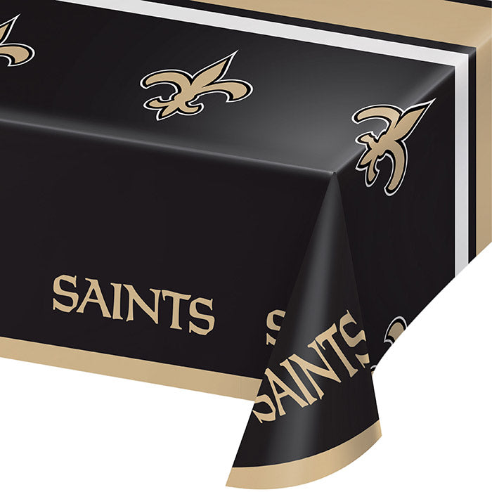 12 pc Bulk New Orleans Saints Table Covers - Sports Party Supplies by Creative Converting