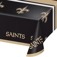 12 pc Bulk New Orleans Saints Table Covers - Sports Party Supplies by Creative Converting