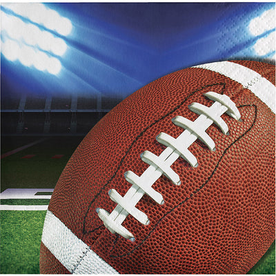 192 pc Bulk Football Party Beverage Napkins - Sports Party Supplies by Creative Converting