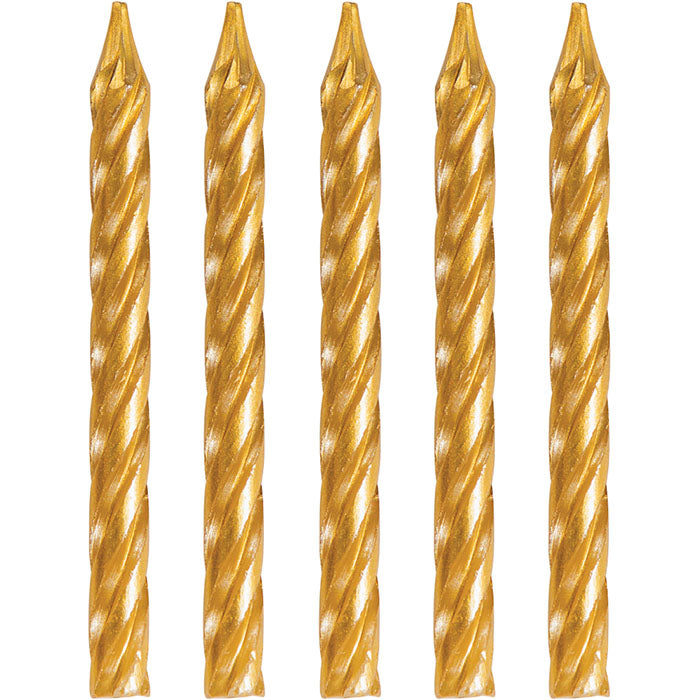 288 pc Bulk Gold Birthday Candles - Birthday Party Supplies by Creative Converting