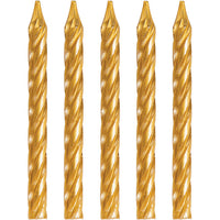 288 pc Bulk Gold Birthday Candles - Birthday Party Supplies by Creative Converting