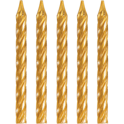 288 pc Bulk Gold Birthday Candles - Birthday Party Supplies by Creative Converting