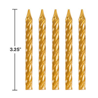 288ct Bulk Gold Birthday Candles