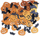 12 pc Bulk Bats and Pumpkin Confetti - Halloween Party Supplies by Creative Converting