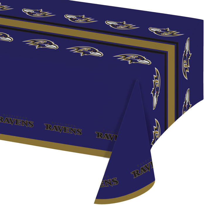 12 pc Bulk Baltimore Ravens Table Covers - Sports Party Supplies by Creative Converting