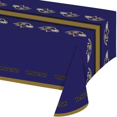 12 pc Bulk Baltimore Ravens Table Covers - Sports Party Supplies by Creative Converting