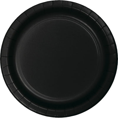Bulk 900 pc Black Velvet 8.75 inch Dinner Plates - Solid Color Party Tableware by Creative Converting