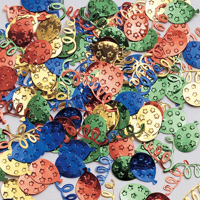 12 pc Bulk Balloon and Streamers Confetti - New Year's Eve Party Supplies by Creative Converting