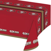 12 pc Bulk San Francisco 49ers Table Covers - Sports Party Supplies by Creative Converting