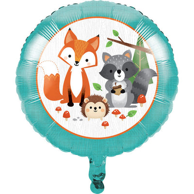 10 pc Bulk Wild One Woodland Mylar Balloons - Birthday Party Supplies by Creative Converting