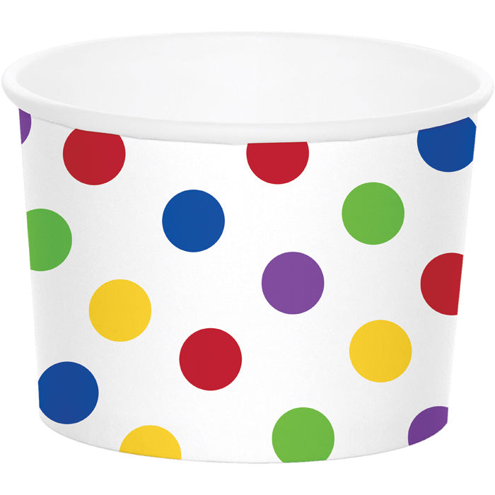 72 pc Bulk Multicolor Dot Treat Cups - Party Themes by Creative Converting
