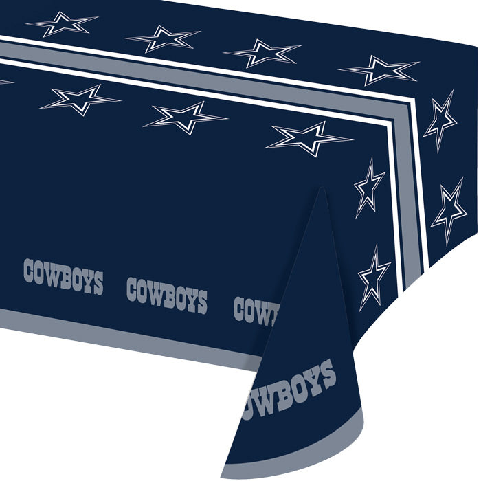 12 pc Bulk Dallas Cowboys Table Covers - Sports Party Supplies by Creative Converting